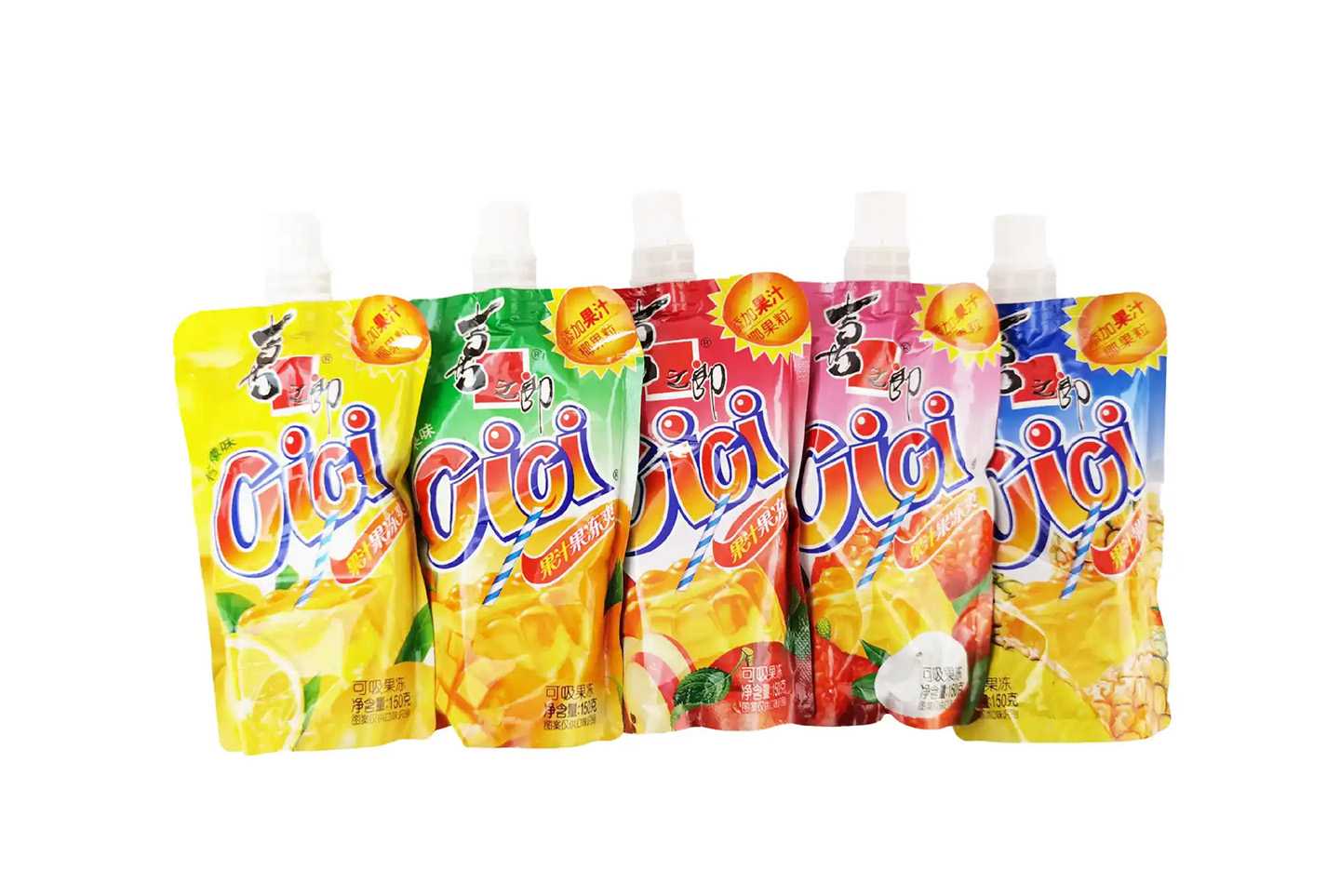 全自動(dòng)吸吸果凍包裝生產(chǎn)線：高效灌裝旋蓋，引領(lǐng)果凍食品智造新潮流