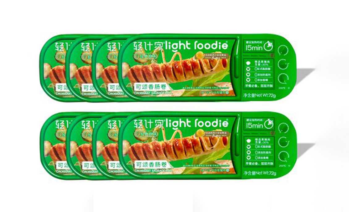 呂工機(jī)械可頌香腸卷全自動(dòng)包裝解決方案，量產(chǎn)無(wú)憂